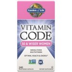 Garden of Life Raw Vitamin Code Women 50+ Multivitamín pro ženy po padesátce 240 kapslí – Zboží Mobilmania