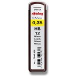 Rotring Tuhy do mikrotužky TIKKY 0,35 mm HB – Zboží Dáma