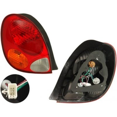 ZADNÍ SVĚTLO, LAMPA LEVÉ HATCHBACK 5D TOYOTA COROLLA (E11), 04.97-01.00, TOYOTA COROLLA (E11), 01.00-12.01 OE: 81560-1E020, 81561-1E020, 81561-02110 DEPO – Zboží Mobilmania