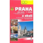 Praha a okolí 1:20 000 plán města – Hledejceny.cz