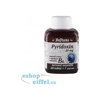 MedPharma Pyridoxin vitamin B6 20 mg 67 tablet