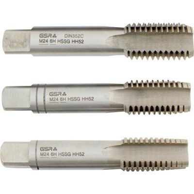 GSR B00105320 ruční závitník metrický M27 DIN 352 HSS-G 3 ks – Hledejceny.cz