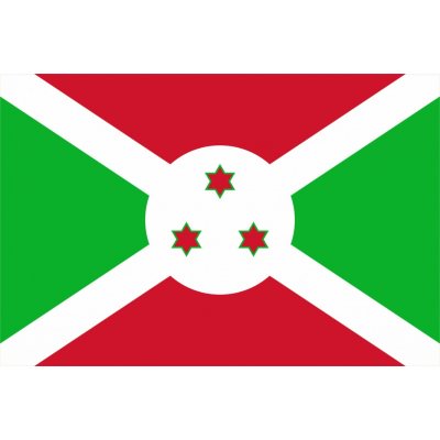 Burundi vlajka - 150 x 225 cm - tunel, karabina – Hledejceny.cz