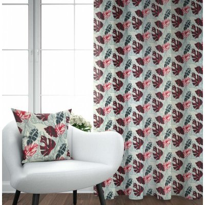 Ervi dekorační závěs - Monstera bordo – Hledejceny.cz