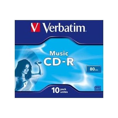 Verbatim CD-R 700MB 16x, music, jewel, 1ks (43365) – Hledejceny.cz
