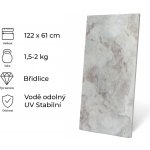 Windu Kamenná dýha Sanjeevani White 1220 x 610 mm 0,74m² – Sleviste.cz