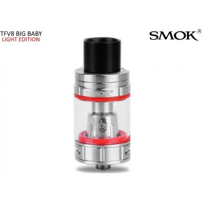 SMOK Clearomizér TFV8 Big Baby Light Edition Stříbrný 5ml – Hledejceny.cz