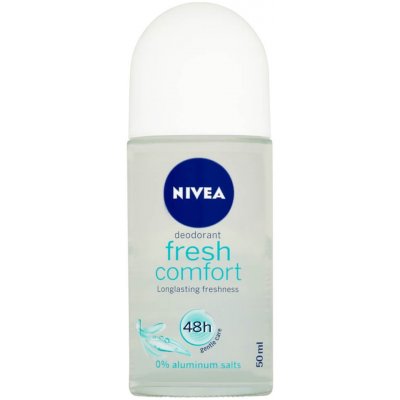 Nivea Kuličkový Deo Fresh Comfort 50 ml + Nivea Creme 75 ml dárková sada – Zboží Mobilmania