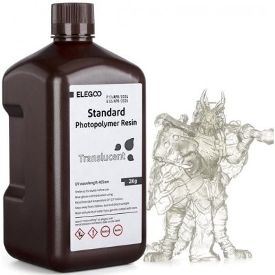 Elegoo Standard Resin 2KG Translucent 50.103.0178 – Zboží Živě