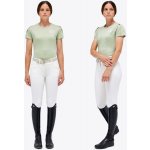 Cavalleria Toscana Tričko Cotton Puff Sleeve Emblem dámské pistachio – Hledejceny.cz