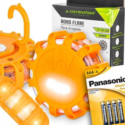 Carmotion Výstražné světlo s magnetem a háčkem, 12 LED + 3 LED | Zboží Auto