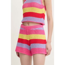 United Colors of Benetton Kraťasy dámské vzorované high waist 12365900B vícebarevná