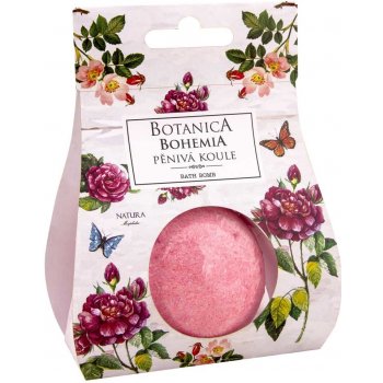 Bohemia Gifts Botanica šumivá pěnivá koule v odnosném obalu šípek a růže 100 g
