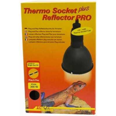 Lucky Reptile Thermo Socket plus Reflector Thermo Socket Clamp – Zboží Dáma