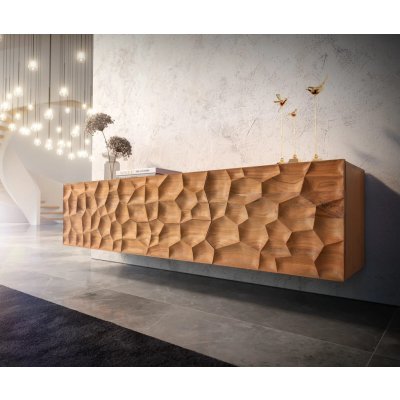 Delife Solu 260 cm 2 dvířka 6 zásuvek Noha – Zboží Mobilmania