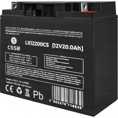 CSSB 12 V 20 Ah – Zboží Mobilmania