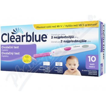 Glynn Aesthetics Clearblue digitální ovulační test 10 ks