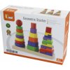 Dřevěná hračka Viga Multicolor barevné pyramidy