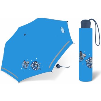 Scout fotbalisté chlapecký skládací deštník modrý