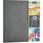 Grafi x Malování podle čísel na černé plátno 30 x 30 cm pes – Zboží Dáma