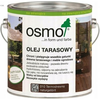 Osmo 010 Terasový olej 2,5 l Thermo dřevo – Hledejceny.cz