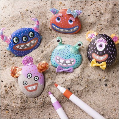 Creativ Company Kreativní sada Craft Kit Stone Decoration Monster – Hledejceny.cz