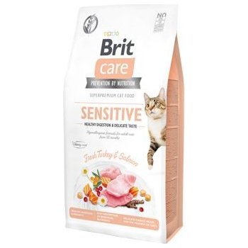 Brit Care Cat Grain Free Sensi. Heal. Digestion & Delicate Taste 2 kg