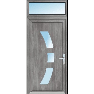 OknaDvereNaMiru.cz Vchodové dveře STYL 106 + Nadsvětlík zlatý dub 100 x 220 cm – Zboží Mobilmania