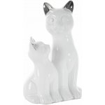 EUROFIRANY DEKORAČNÍ FIGURKA CAT 15X11X22 CM BÍLÁ – Hledejceny.cz
