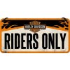 Obraz Nostalgic Art Plechová Cedule Harley-Davidson Riders Only