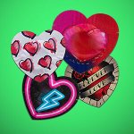 Pasante Valentine Heart 1ks – Zboží Mobilmania