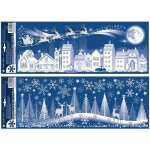 ANDĚL Okenní fólie město a les s glitrem 21 x 59,5 cm – Hledejceny.cz