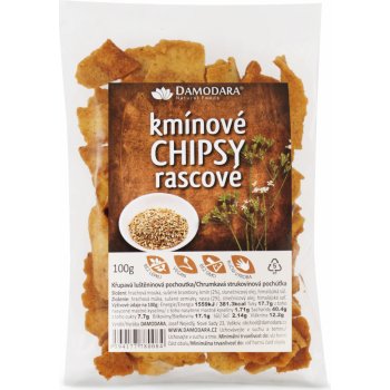 Damodara Chipsy kmínové 100g