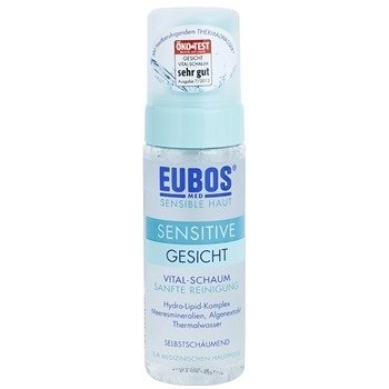 Eubos Sensitive čistící pěna pro zklidnění a posílení citlivé pleti (Hydro-Lipid Complex, Sea Minerals, Algae Extract, Thermal Water) 150 ml