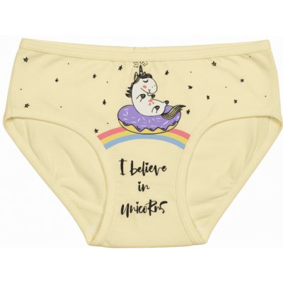 Dívčí spodní kalhotky s jednorožcem smetanová – Zbozi.Blesk.cz