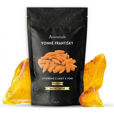 Aromaholik vonná kadidla kužely Backflow Jantar baltský 30 ks – Sleviste.cz