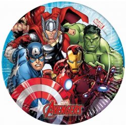 Papírové talíře AVENGERS, 20 cm, GoDan