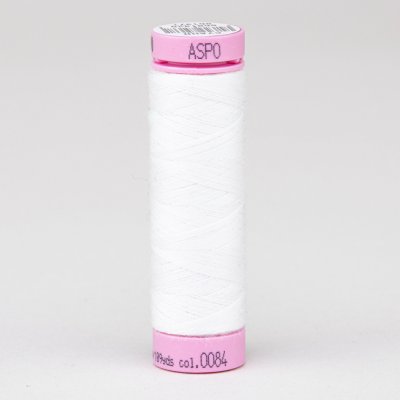 Amann Univerzální šicí nit ASPO 120 polyesterová, svatební bílá 0084, návin 100m – Sleviste.cz