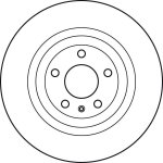 Brzdový kotouč TRW DF4751S - CITROEN JUMPER 06- – Zbozi.Blesk.cz