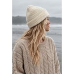 PECA del SOL ZIMNÍ BEANIE ČEPICE S ALPAKOU Oat Milk – Hledejceny.cz