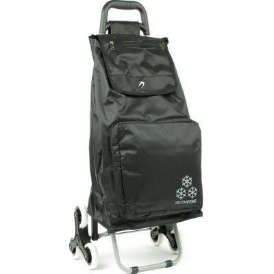 Airtex 031 Nákupní taška na dvou tříkolkách s thermo kapsou Černá – Zboží Mobilmania