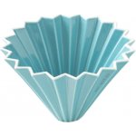 Origami Dripper keramický M tyrkysový – Sleviste.cz