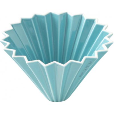 Origami Dripper keramický M tyrkysový – Sleviste.cz