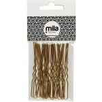 Mila vlásenka vlnitá 6,5 cm zlatá 0067100 – Zboží Dáma