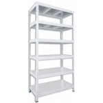 Biedrax Regál 50 x 90 x 180 cm 6 polic – HobbyKompas.cz