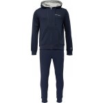 Champion hooded full zip suit tmavě modrá bílá – Zboží Mobilmania