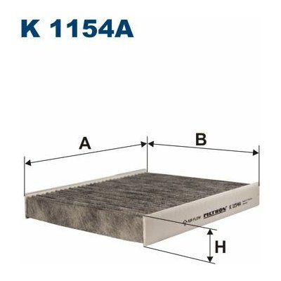 Filtr, vzduch v interiéru FILTRON K 1154A – Hledejceny.cz