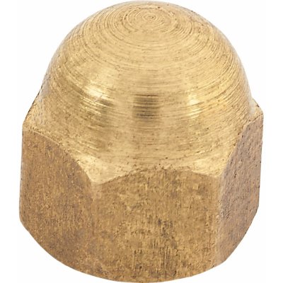 LUX-TOOLS Uzavřená matice mosazná M5, pr. 8 mm, 8 ks – Hledejceny.cz