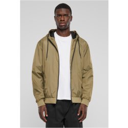 Urban Classics pánská bunda Contrast Windrunner khaki/černá