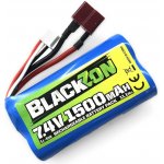 BlackZon Akumulátor Li-ion 7,4V 1500mAh konektor T-Dean – Zbozi.Blesk.cz